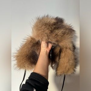 NWT Tory Burch Fur Trapper Hat